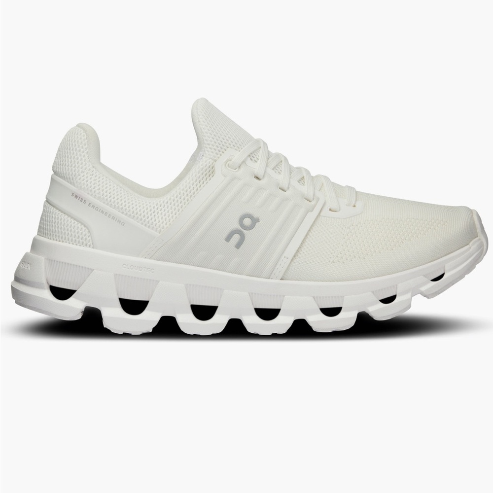 On Women's Cloudswift 3 AD Running Shoes Undyed-White White